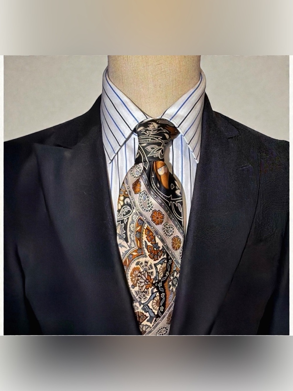 Luxury Power Tie Trio | BIJAN / PRONTO-UOMO / VINEYARD VINES | 100% Silk - Picture 11 of 12